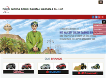 Tablet Screenshot of moosagroup.com